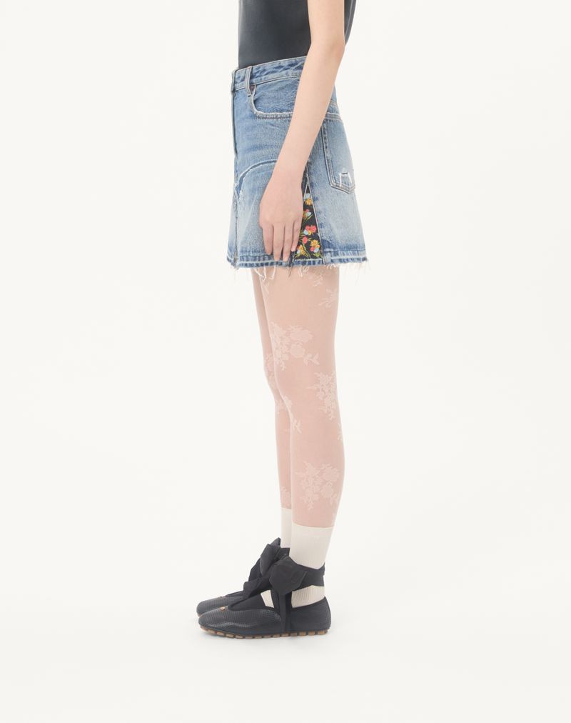 Saia jeans curta