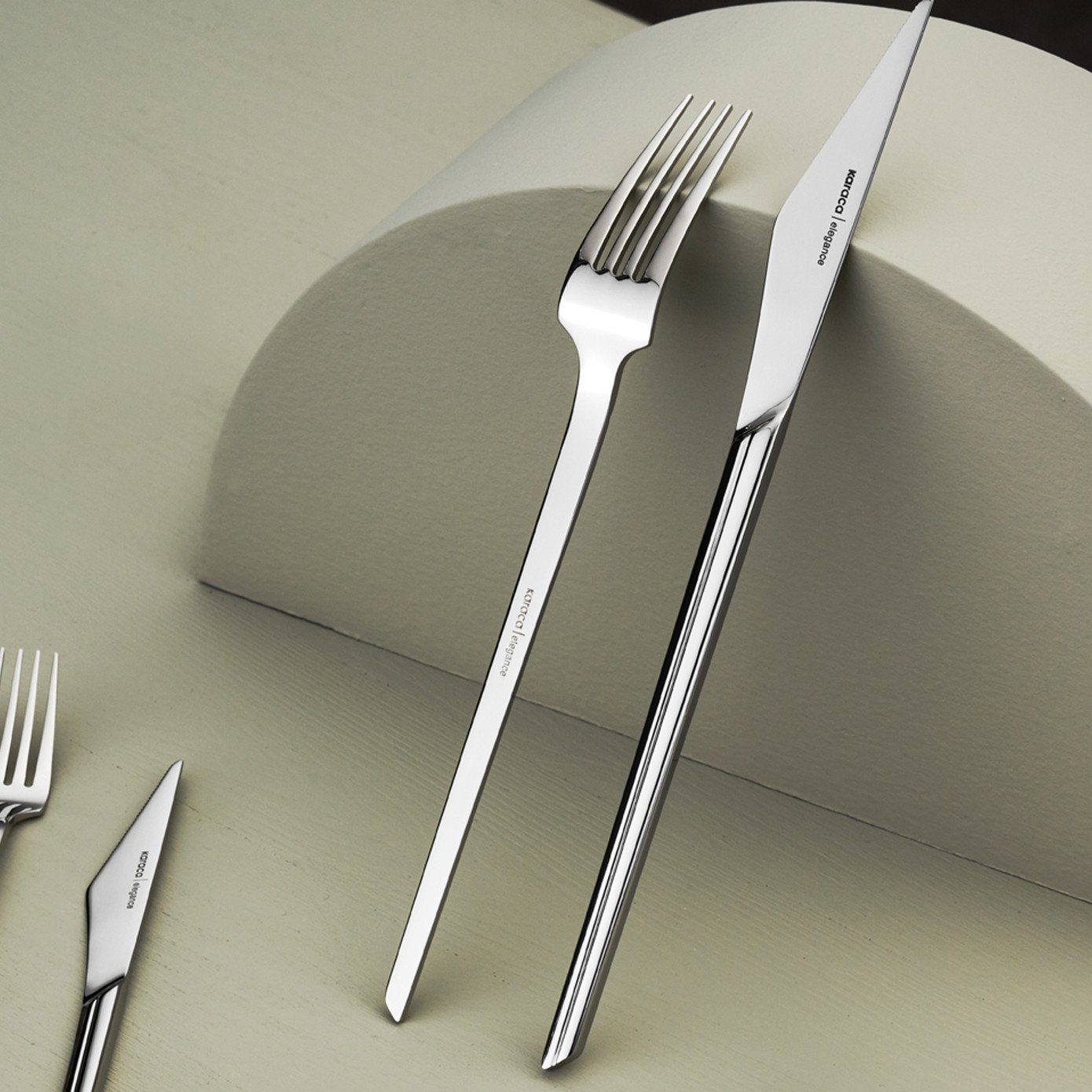 Karaca Besteck-Set Midway 84-teiliges Besteckset für 12 Personen