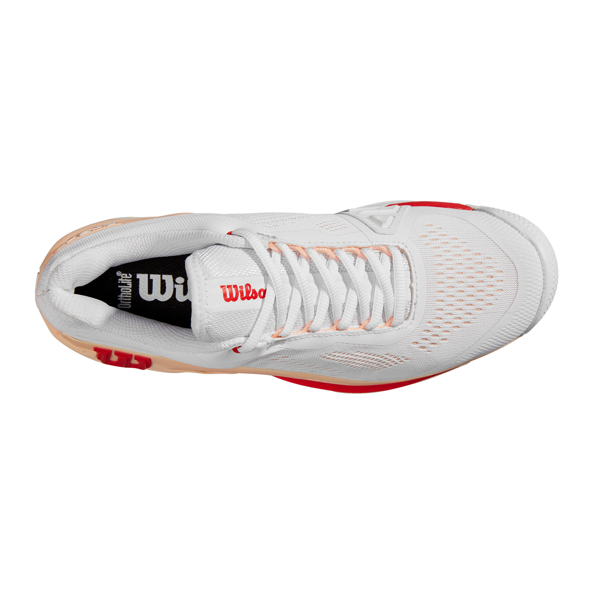 Rush Pro 4.0 AC Allcourtschuh Damen - Weiß, Apricot