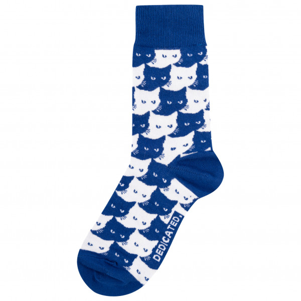 DEDICATED - Socks Sigtuna Pepita Cats - Multifunktionssocken