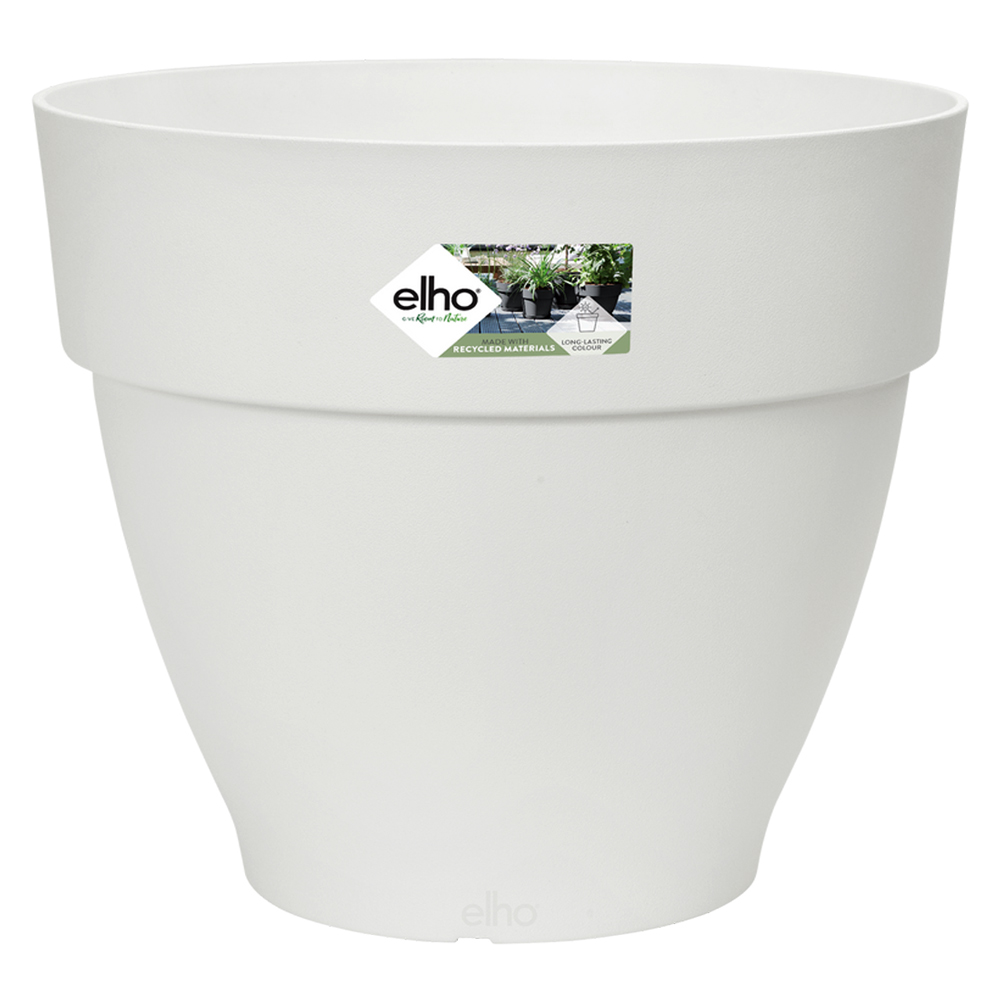 Casaria Deuba® Blumentopf Weiß 20x17cm 3,2L