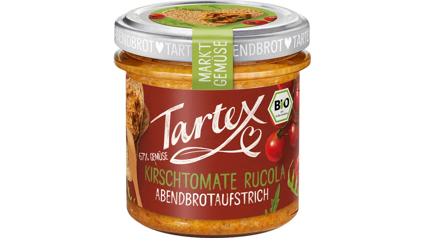 Tartex Marktgemüse Bio Kirschtomate Rucola 135 g