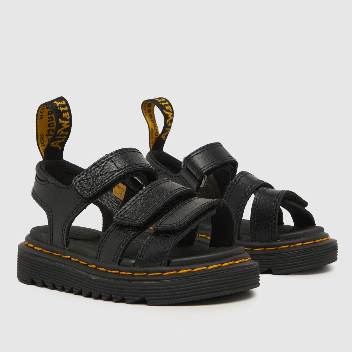 Dr. Martens fekete klaire kisgyermek szandál