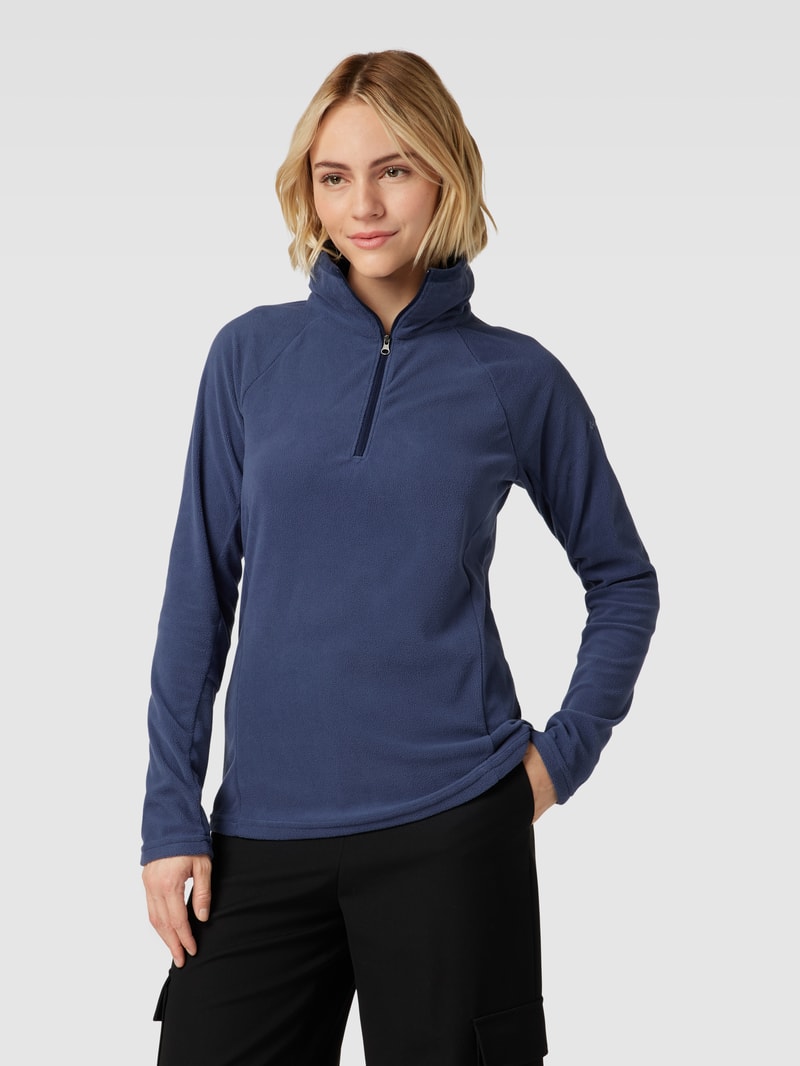 Sweatshirt aus Fleece mit Stehkragen Modell 'GLACIAL™ IV 1/2 ZIP' in dunkelblau