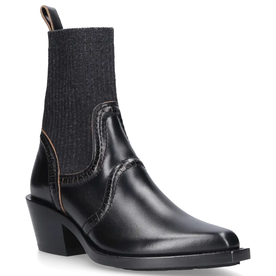Chloé - Stiefeletten NELLIE Kalbsleder - schwarz