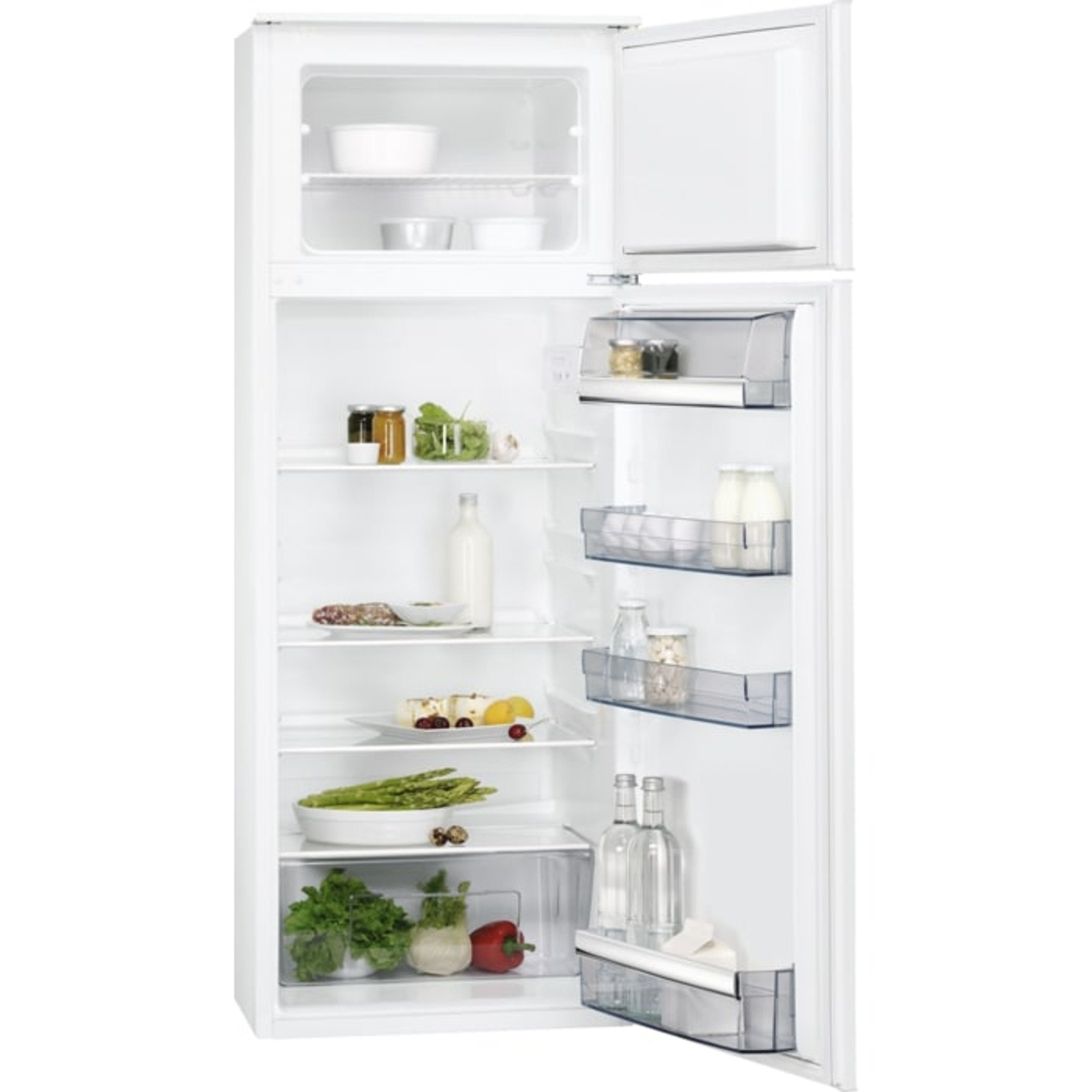 AEG Einbaukühlgefrierkombination SDB614F1AS, 144.1 cm hoch, 54 cm breit, ColdSens,LowFrost,LED-Display,Frostmatic