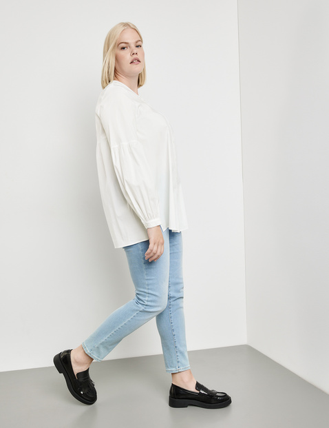 Bluse mit Ballonärmeln