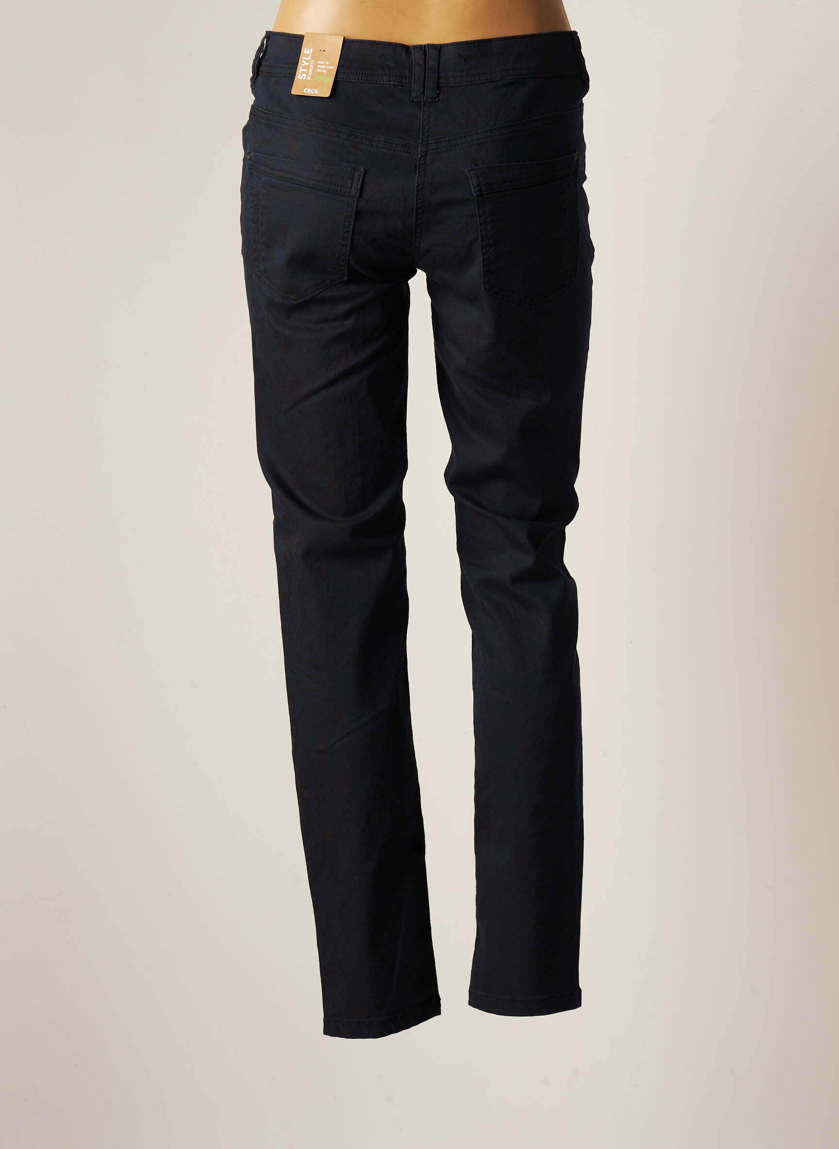 Cecil Jeans Coupe Slim Femme couleur bleu
