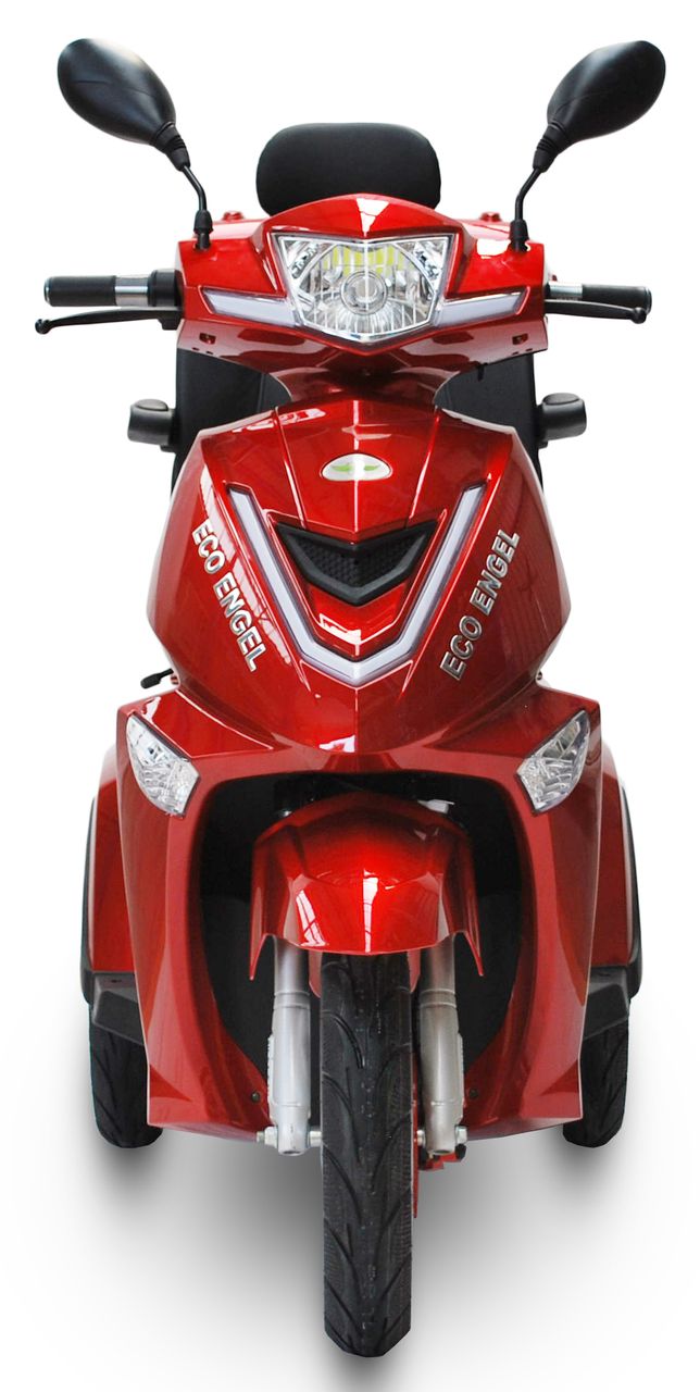 ECO ENGEL 504 Rot, 25 km/ h mit 1000 Watt Motor 20Ah, Seniorenmobil Elektro Roller