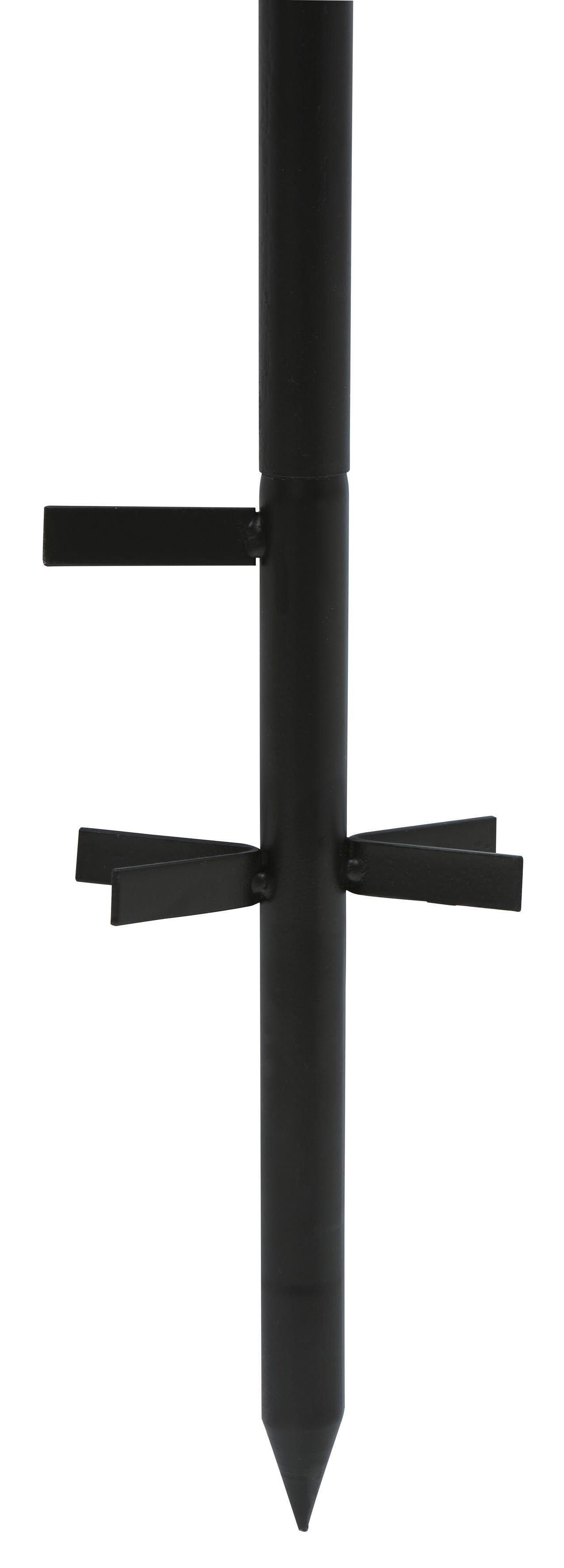 Star-Max LED Stern Weihnachtsstern, 3D-Optik, Weihnachtsdeko aussen, Timerfunktion, LED fest integriert, Warmweiß, mit Erdspieß