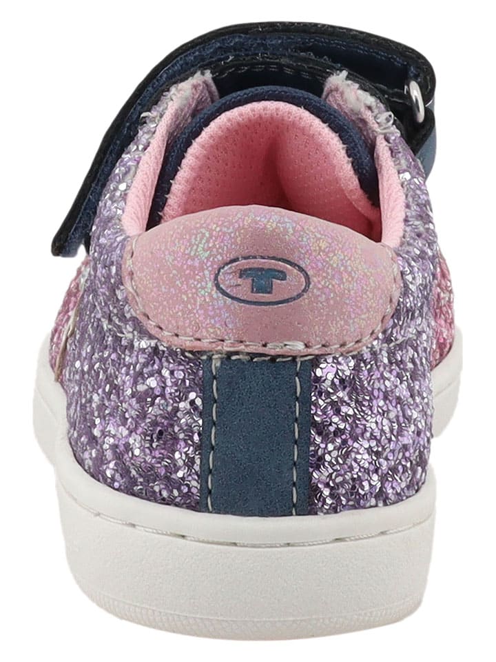 Tom Tailor Sneakers in Dunkelblau/ Rosa günstig kaufen