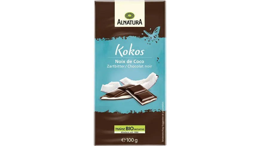 Alnatura Bio Kokos Zartbitter Schokolade 100 g