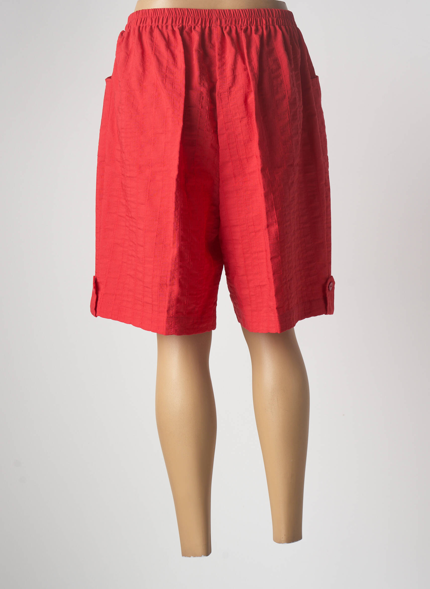 Gevana Bermudas Femme couleur rouge