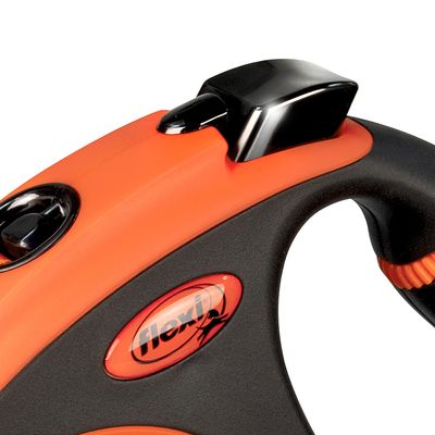 flexi Xtreme Gurt-Leine orange, 5 m