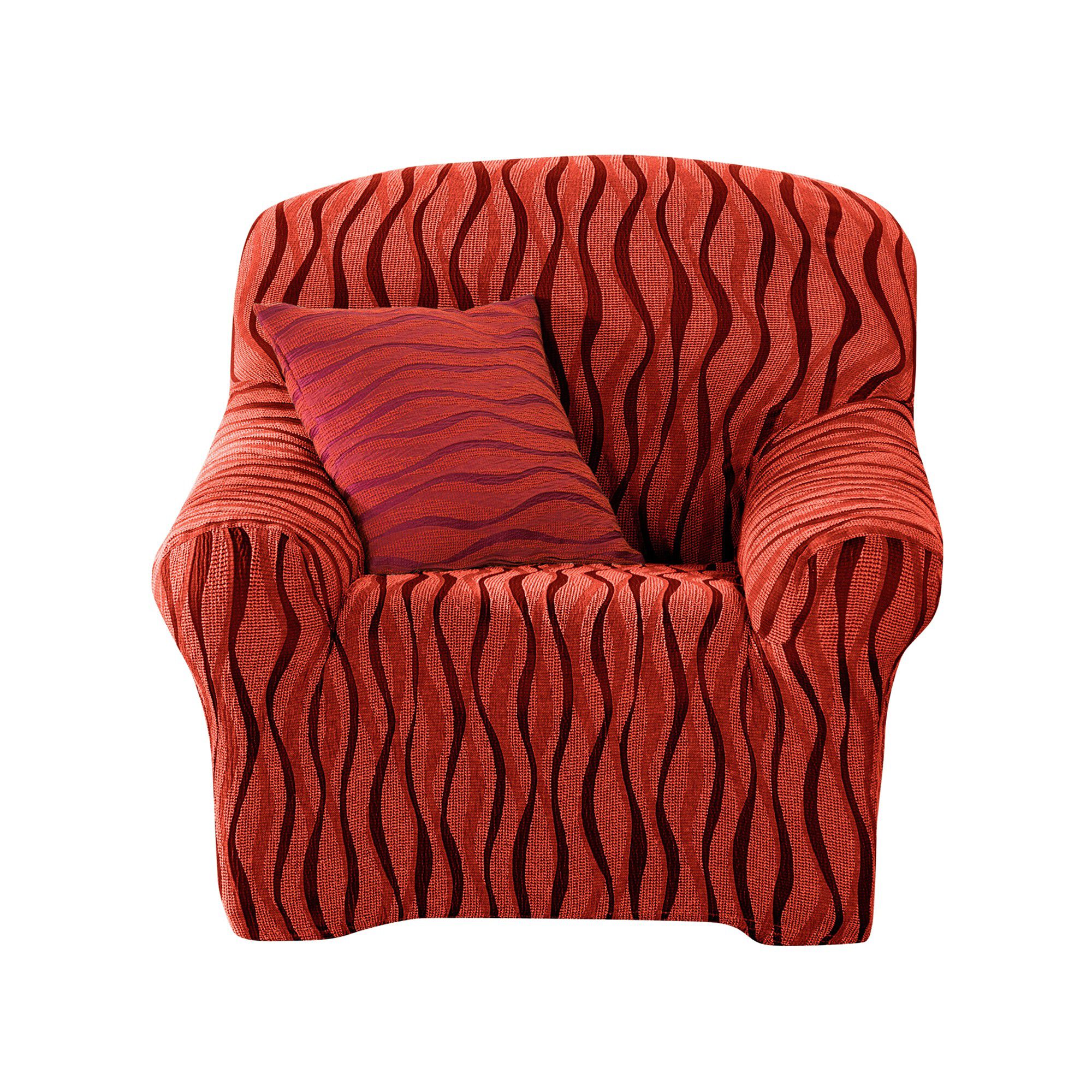 Housse de salon jacquard extensible imprimé 
