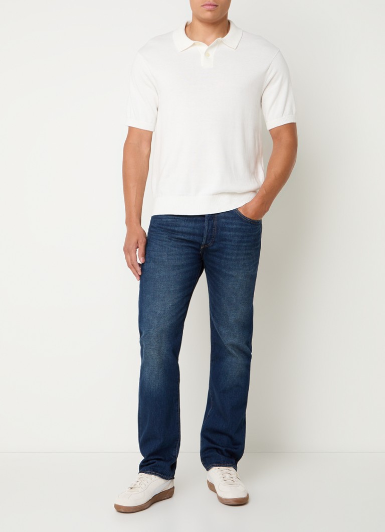 Levi's 501 suorat farkut, joissa on tumma pesu