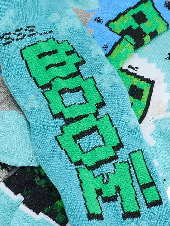 Minecraft 3er Pack Socken