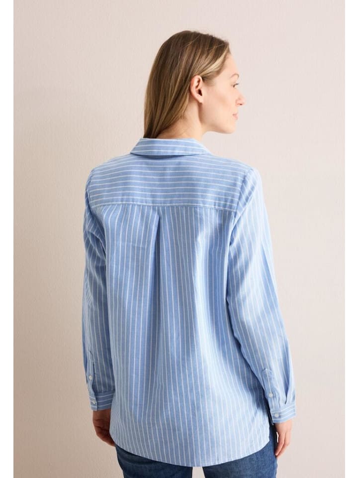 Cecil Langarmbluse in fresh light blue günstig kaufen