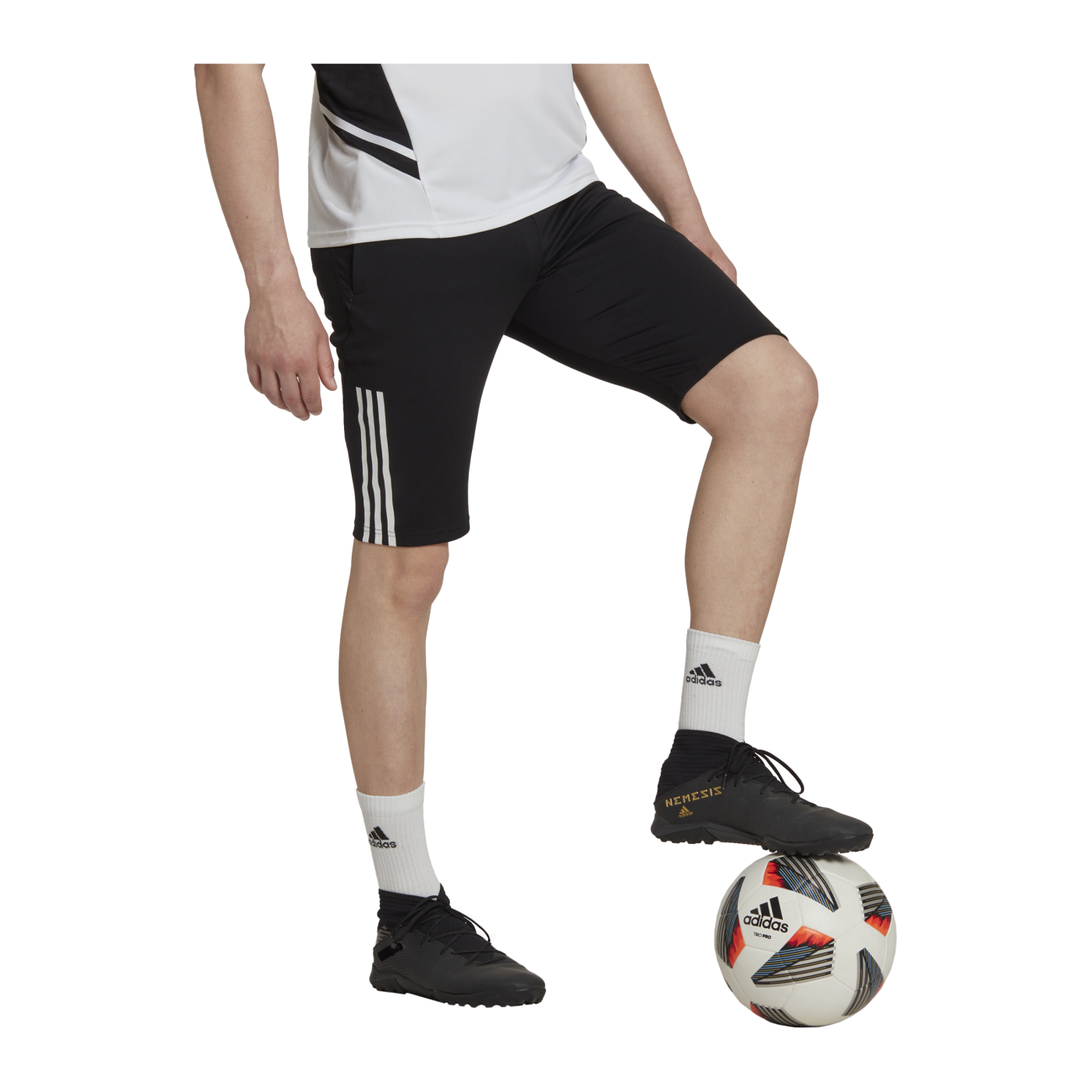 adidas Tiro 23 Competition Trainingsshort Schwarz Weiss