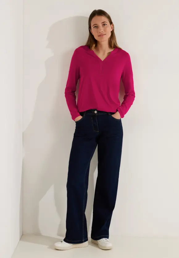CECIL Langarmshirt mit Gummibund