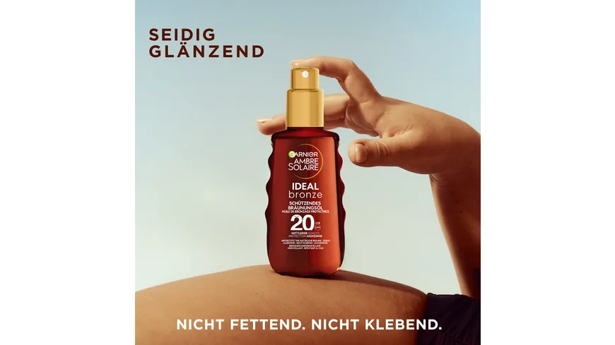 Garnier Ambre Solaire Bräunungs-Öl Ideal SPF20 150 ml