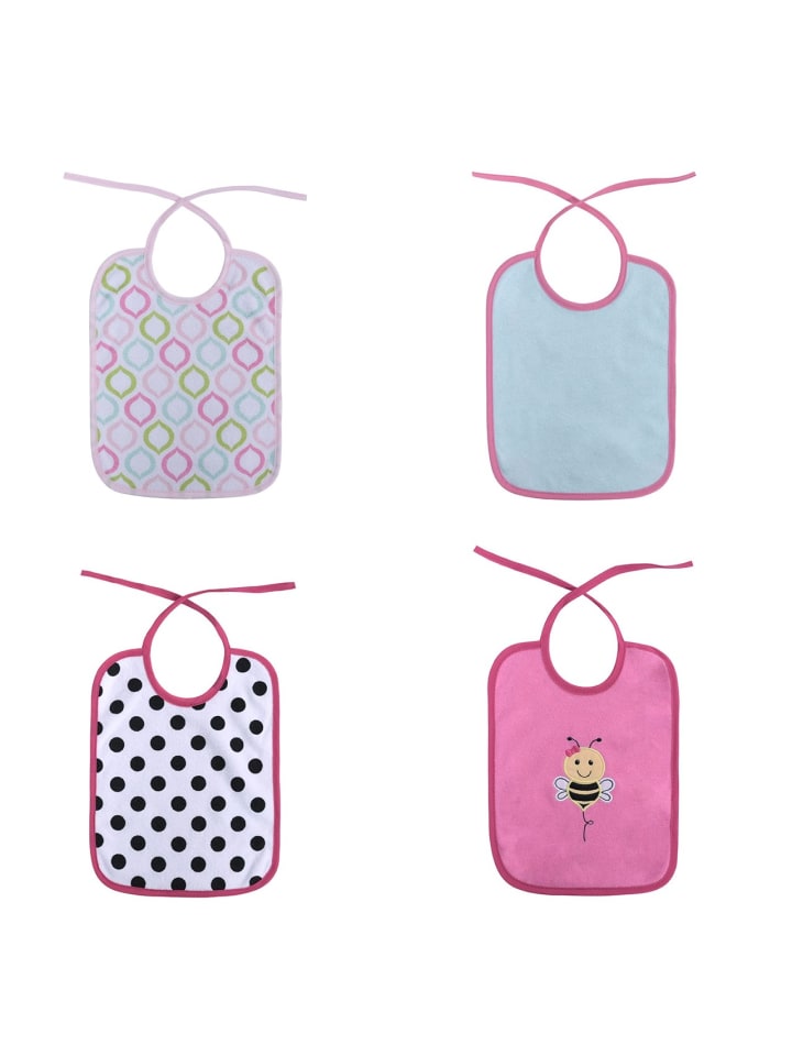 BABY CARE Babylatz 7-teiliges Set in rosa günstig kaufen onesize