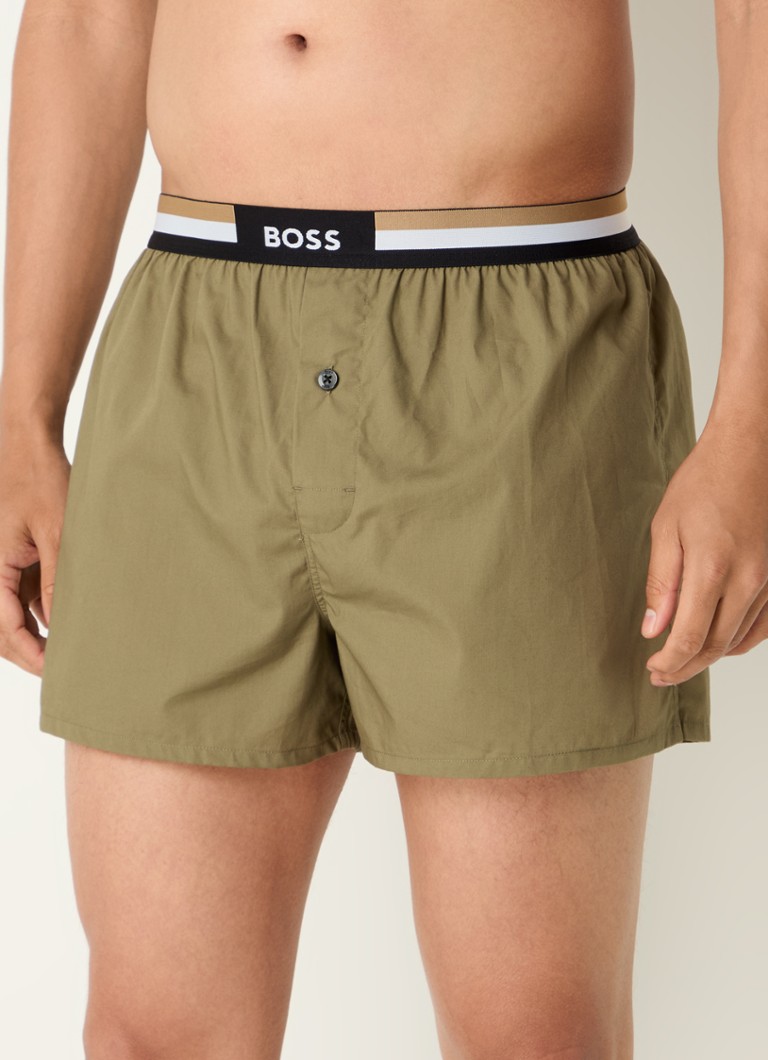 Lot de 2 boxers HUGO BOSS avec ceinture logotée