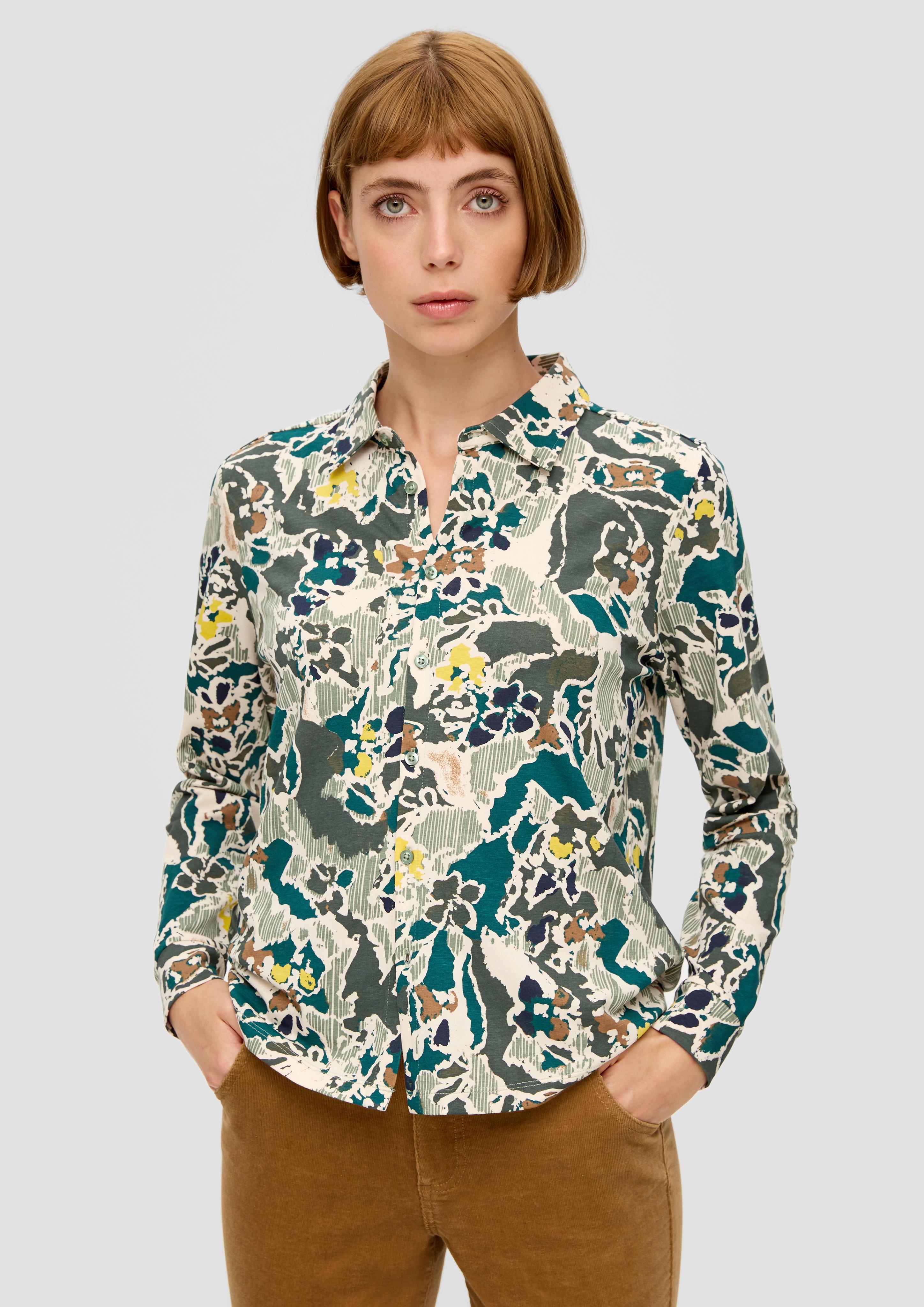 Bluse aus Baumwollstretch  2137225-67A0