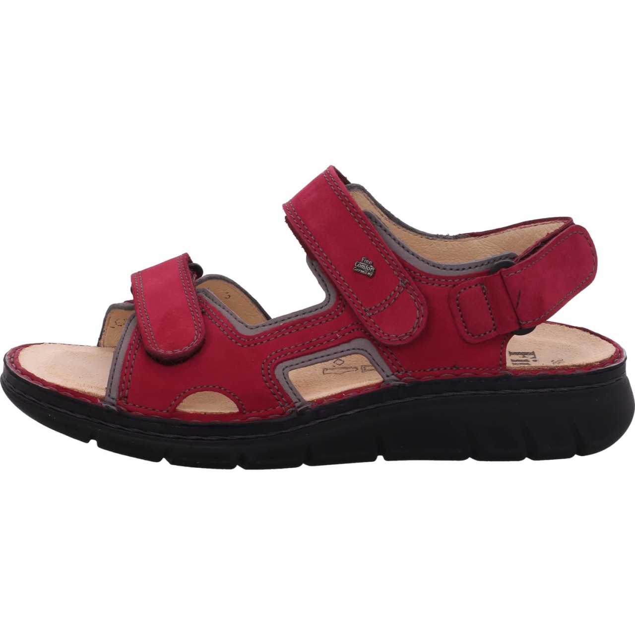 FINN COMFORT Komfort Sandalen rot Wanaka-S Rasberry