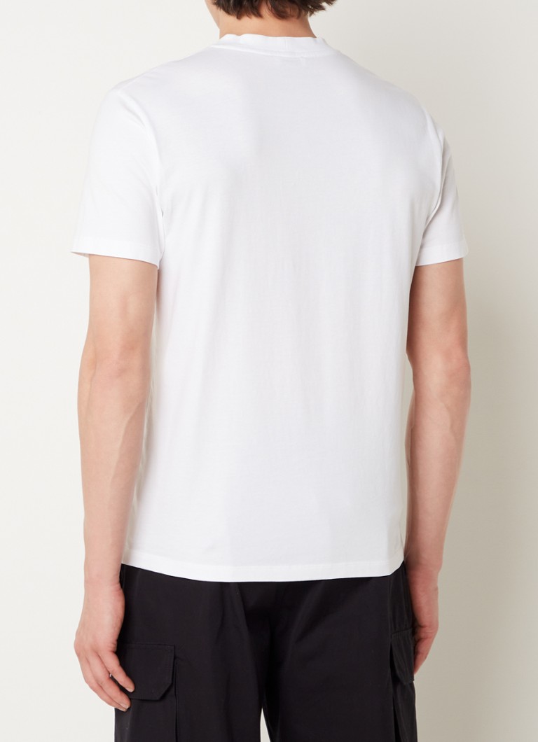 Sandro  T-shirt met logoborduring