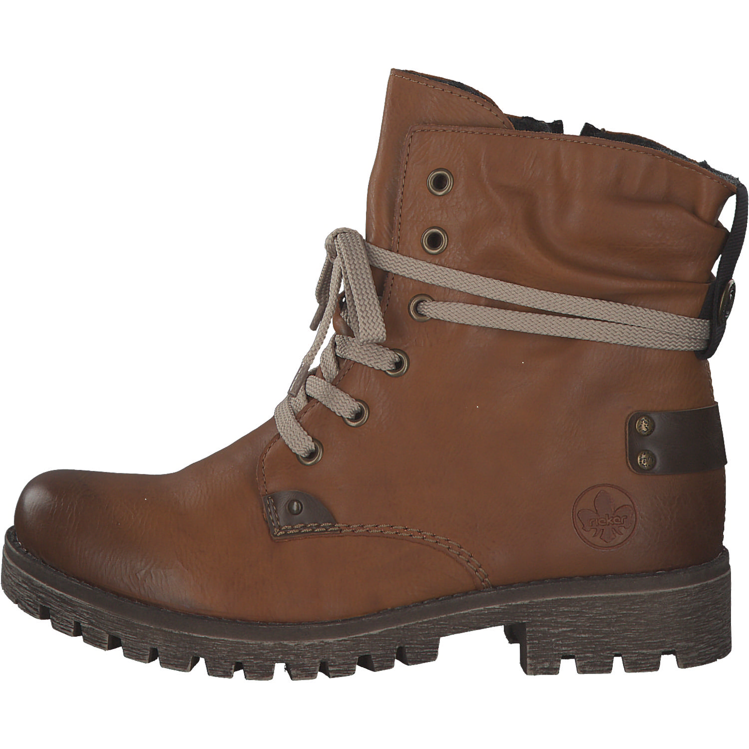 Rieker 78530, Schnürstiefeletten, Damen, Braun