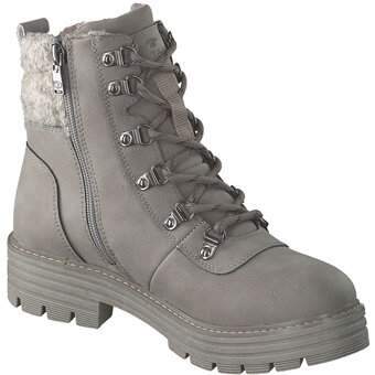Tom Tailor Schnür Boots in grau