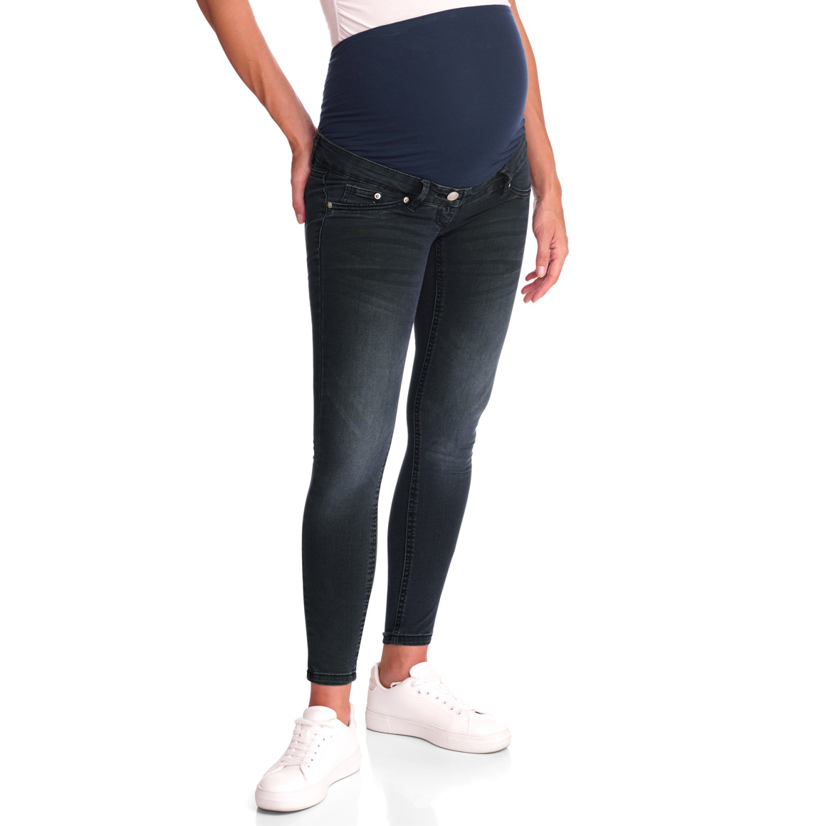 Damen Umstands-Jeggings in Dunkelblau