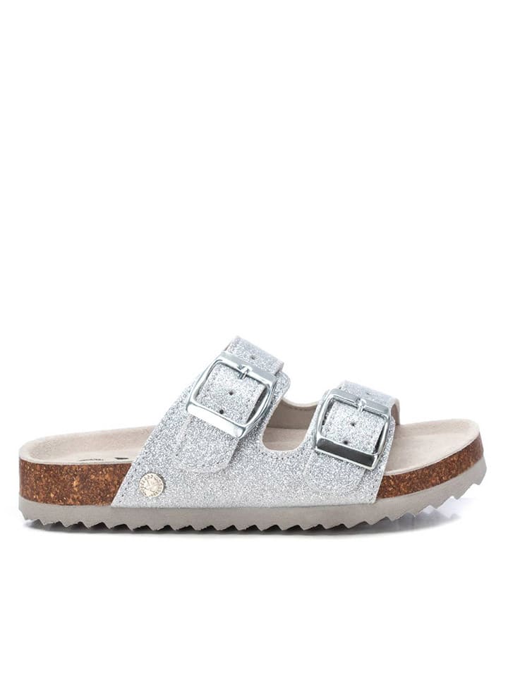 XTI Kids Pantoletten in Silber günstig kaufen