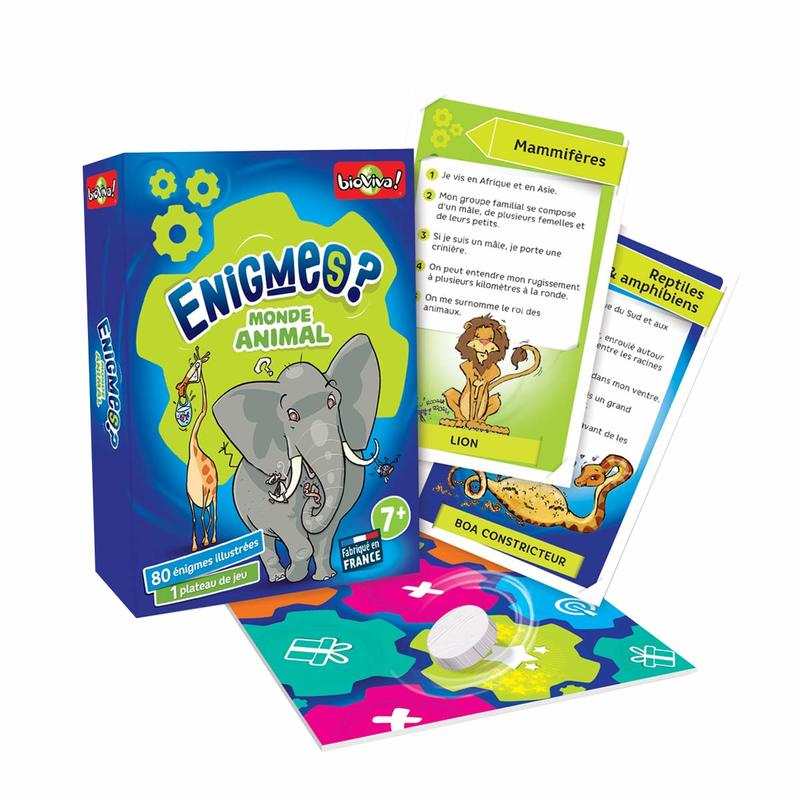 Jeu de cartes Enigmes Monde animal Bioviva