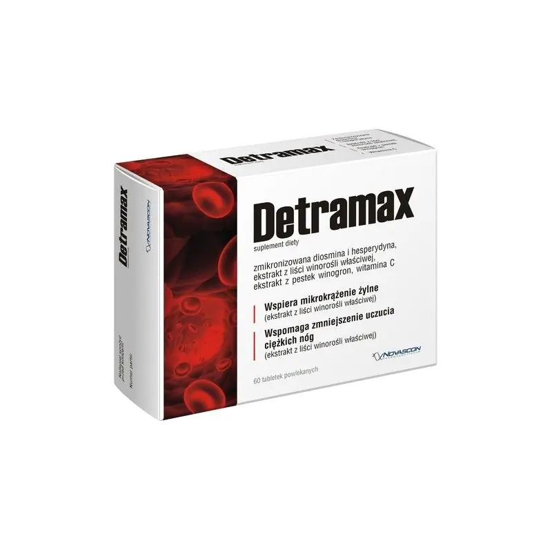 Detramax, preparat koji podržava funkcionisanje venskog sistema, tablete