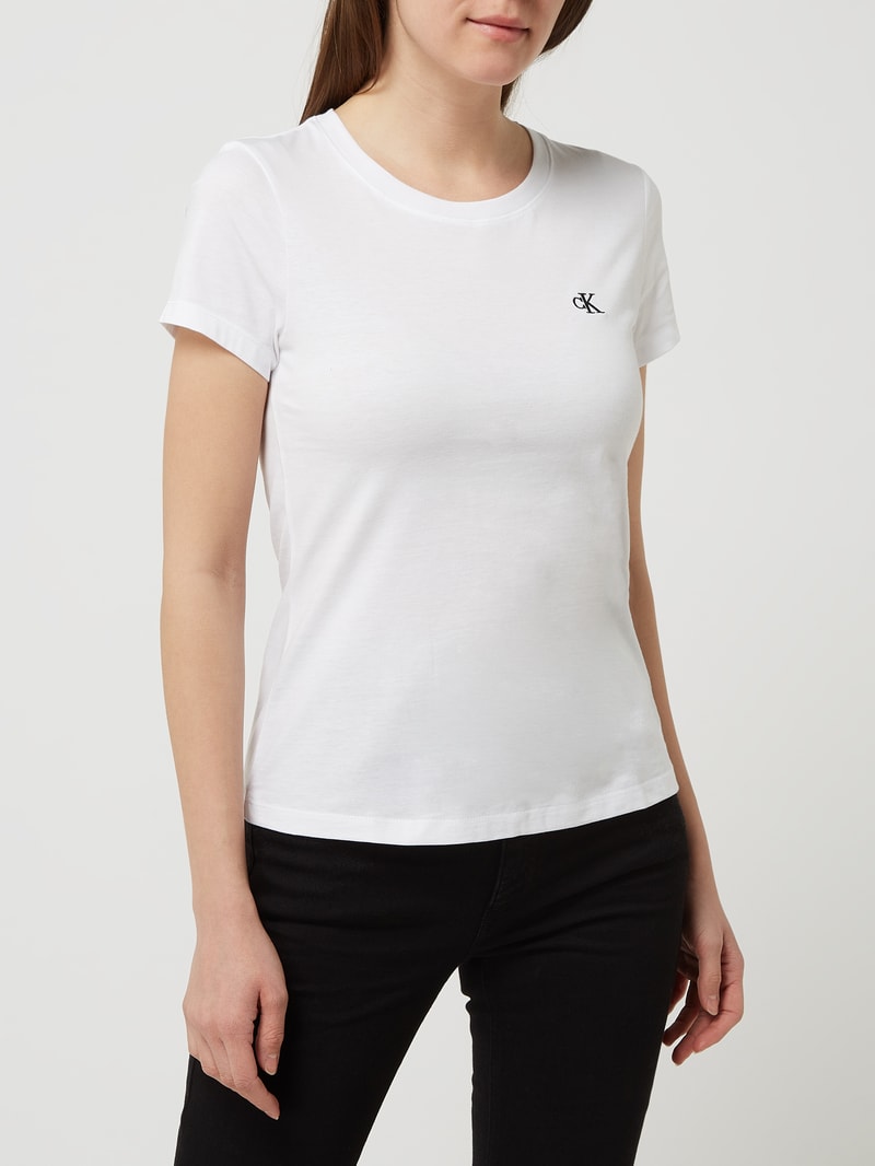 T-Shirt aus Bio-Baumwolle in weiß