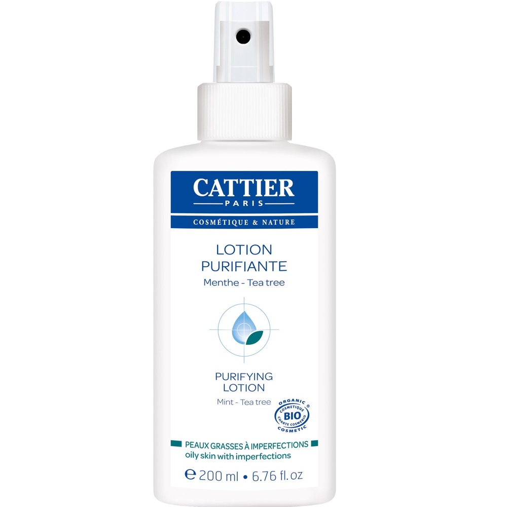 cattier Lotion Purifiante - peaux grasses à imperfections - 200ml Soins Peaux Grasses à Imperfections