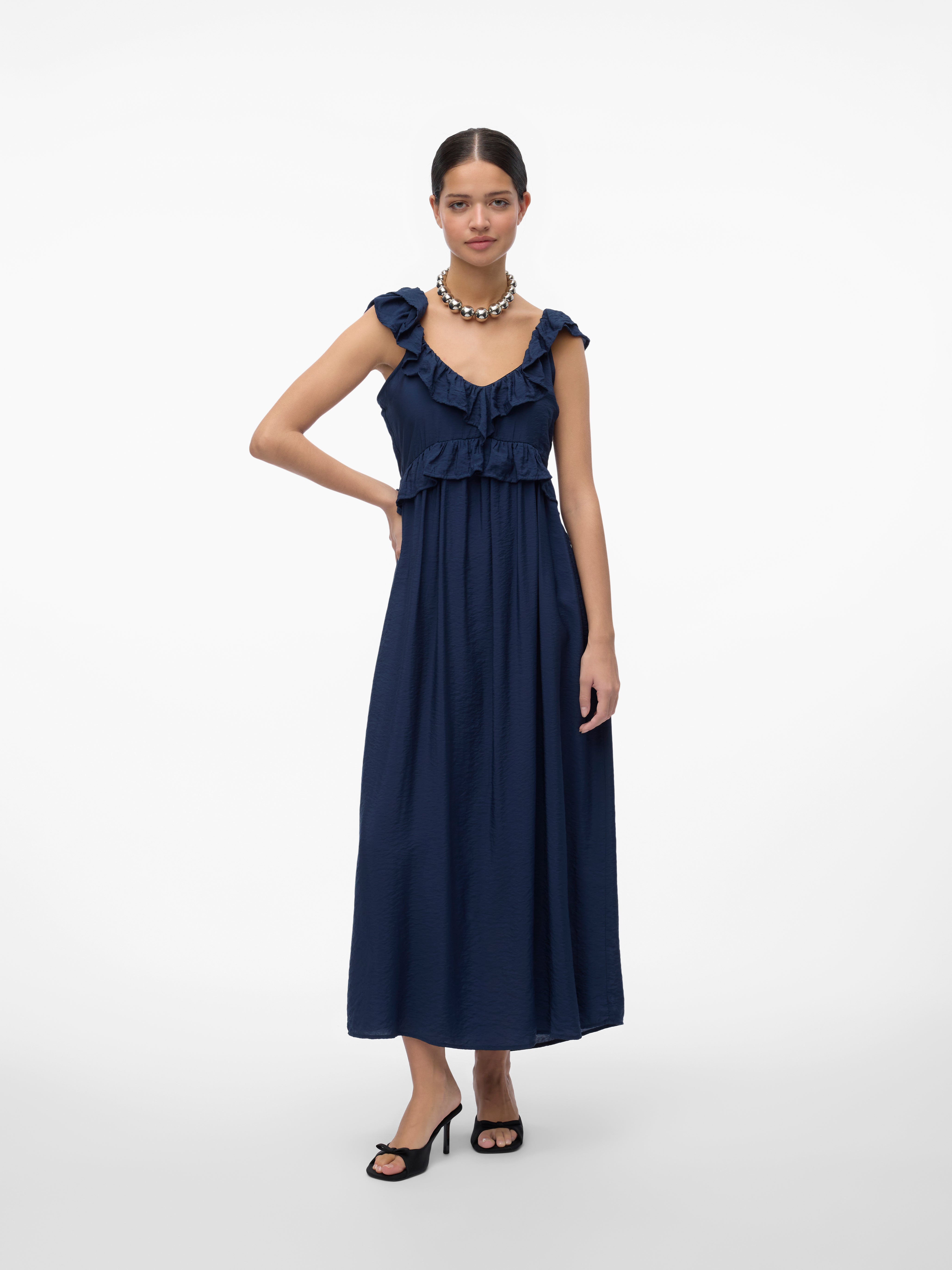 VMJOSIE Langes Kleid