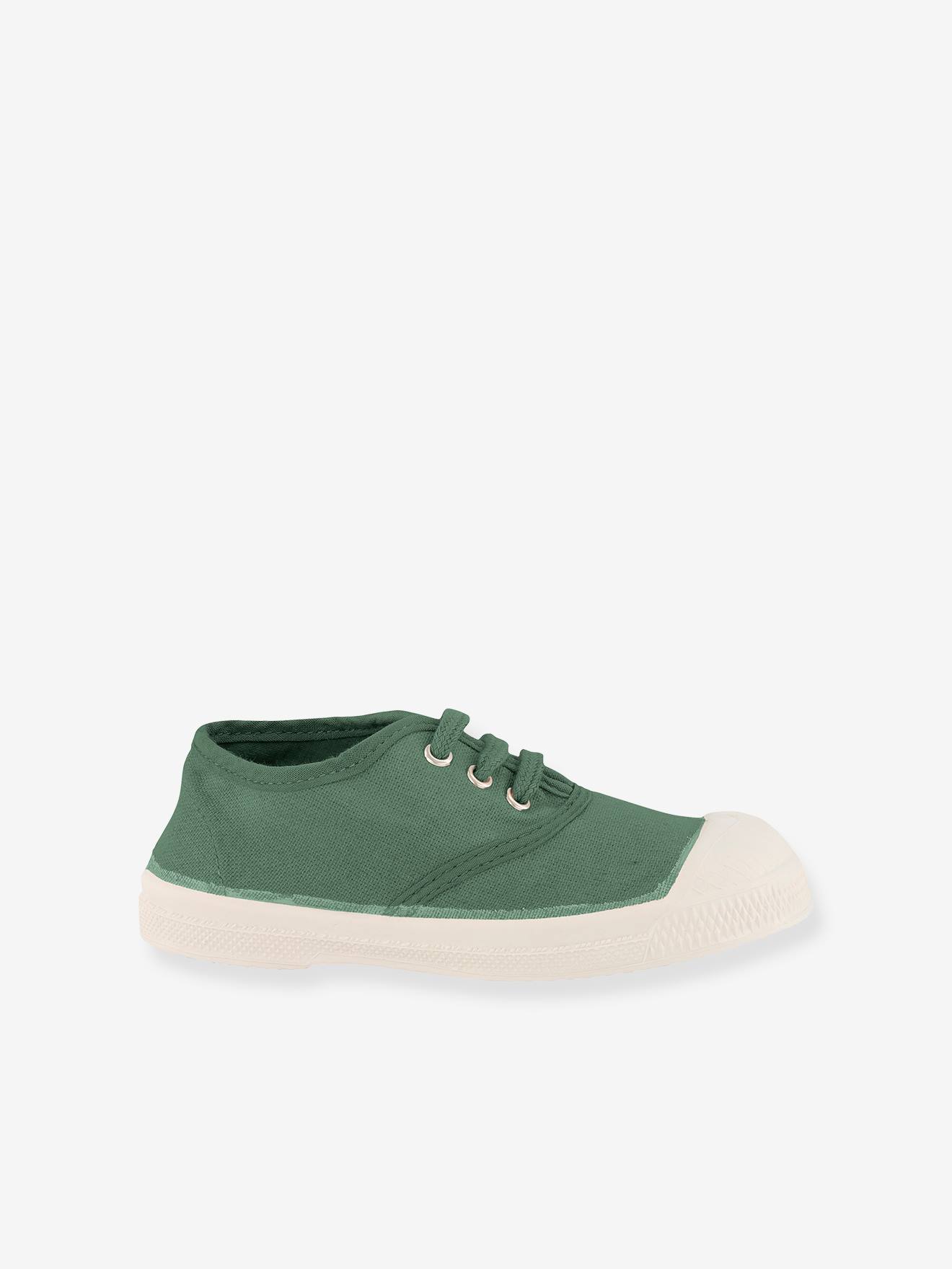 Bensimon Kinder Stoffschuhe mit Schnürung BENSIMON Oeko-Tex - grün