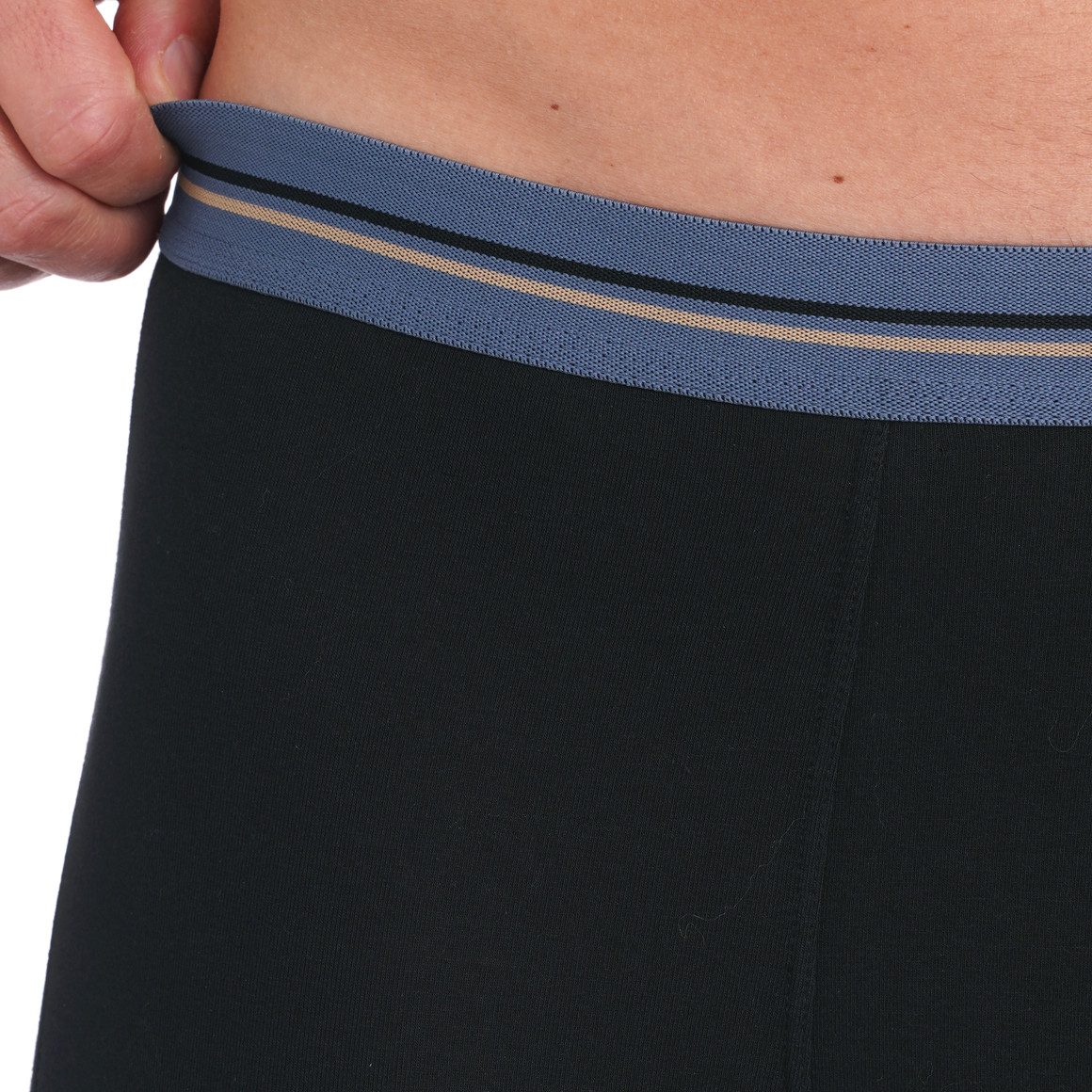 Herren Retroshorts mit gestreiftem Webbund
