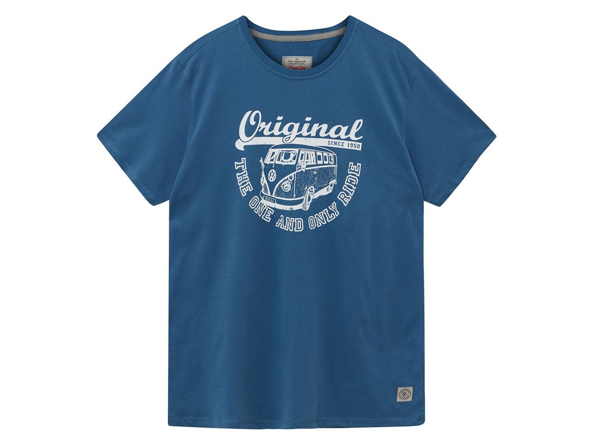 Van One Original Ride Blue White Herren T-Shirt