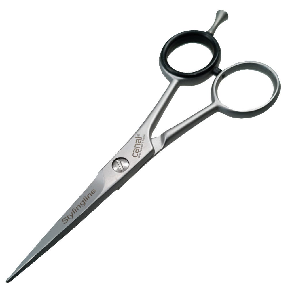 Canal Haarschere mit Mikroverzahnung rostfrei 130 mm