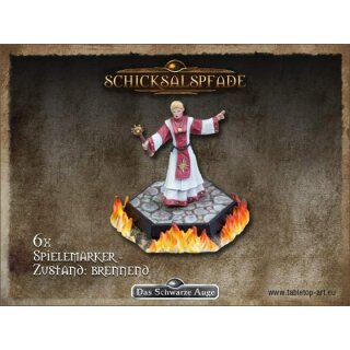 Spielemarker - Zustand: brennend (6)