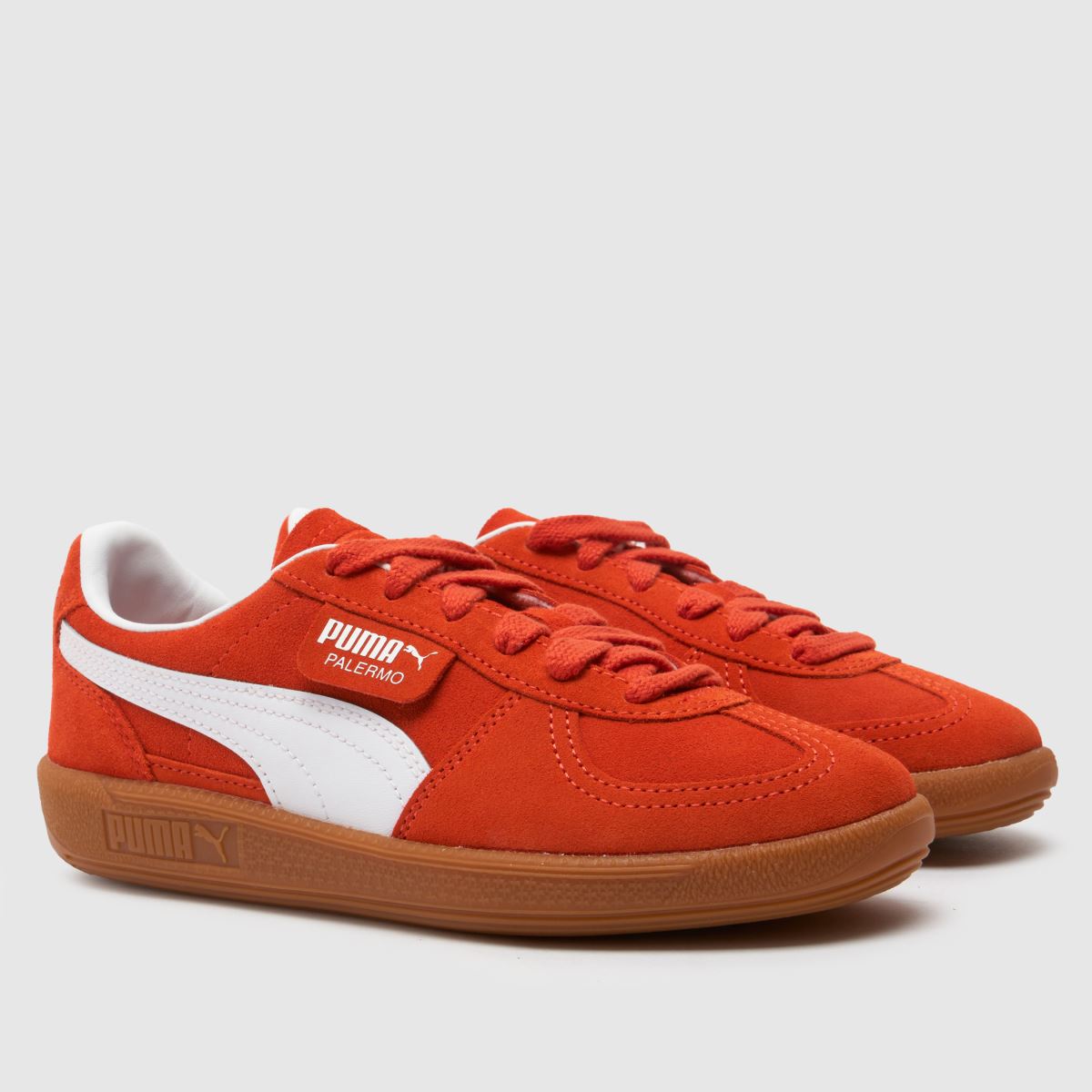 PUMA röda Palermo Pojkar Ungdomsskor