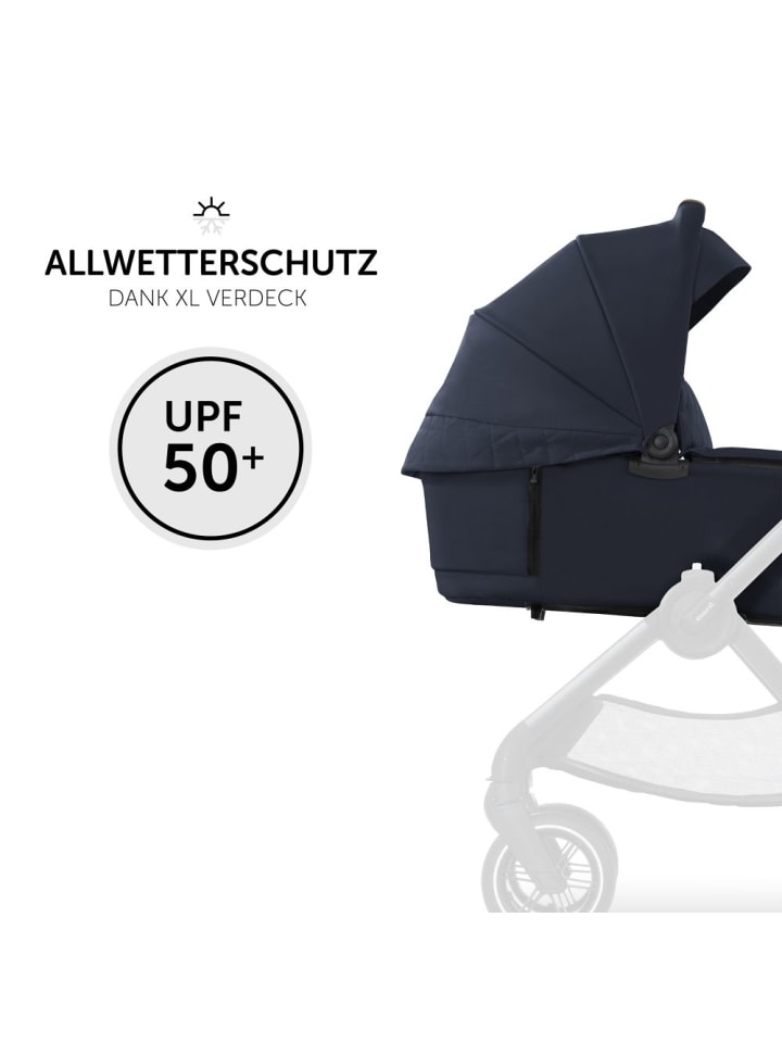 Hauck Faltbare Babywanne (Carrycot) für Walk N Care in schwarz,blau günstig kaufen onesize