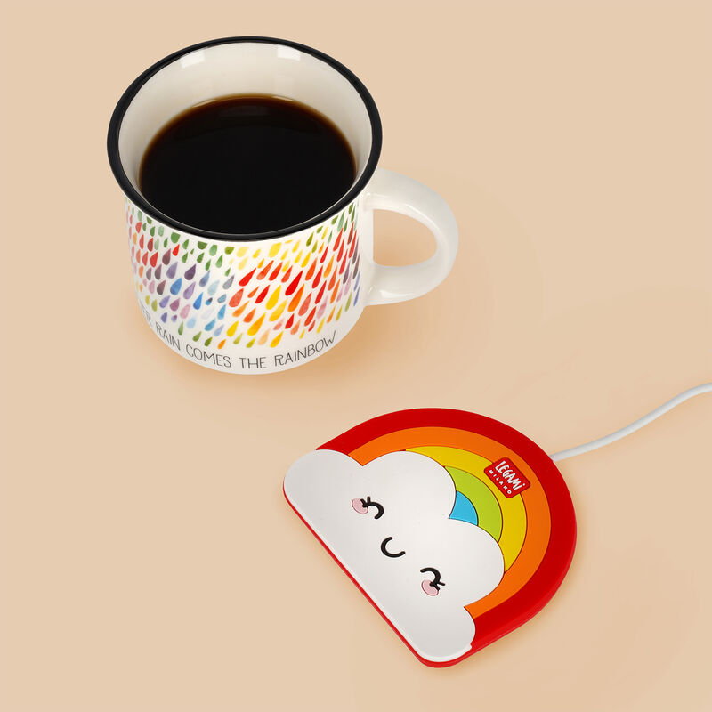 Calentador de tazas Rainbow y juego de tazas Rainbow