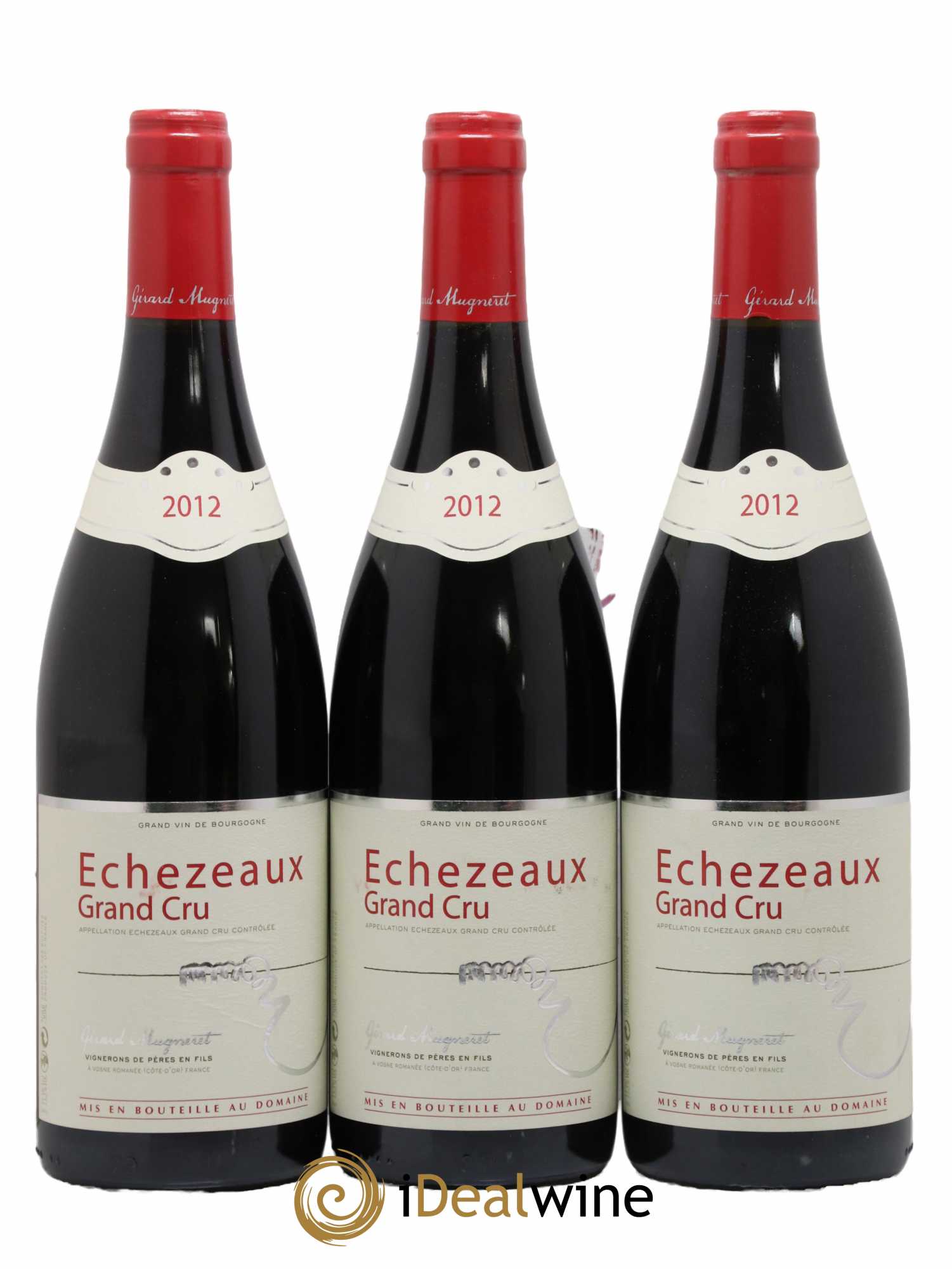 Echezeaux Grand Cru Gérard Mugneret  2012 - Lot de 3 Bouteilles