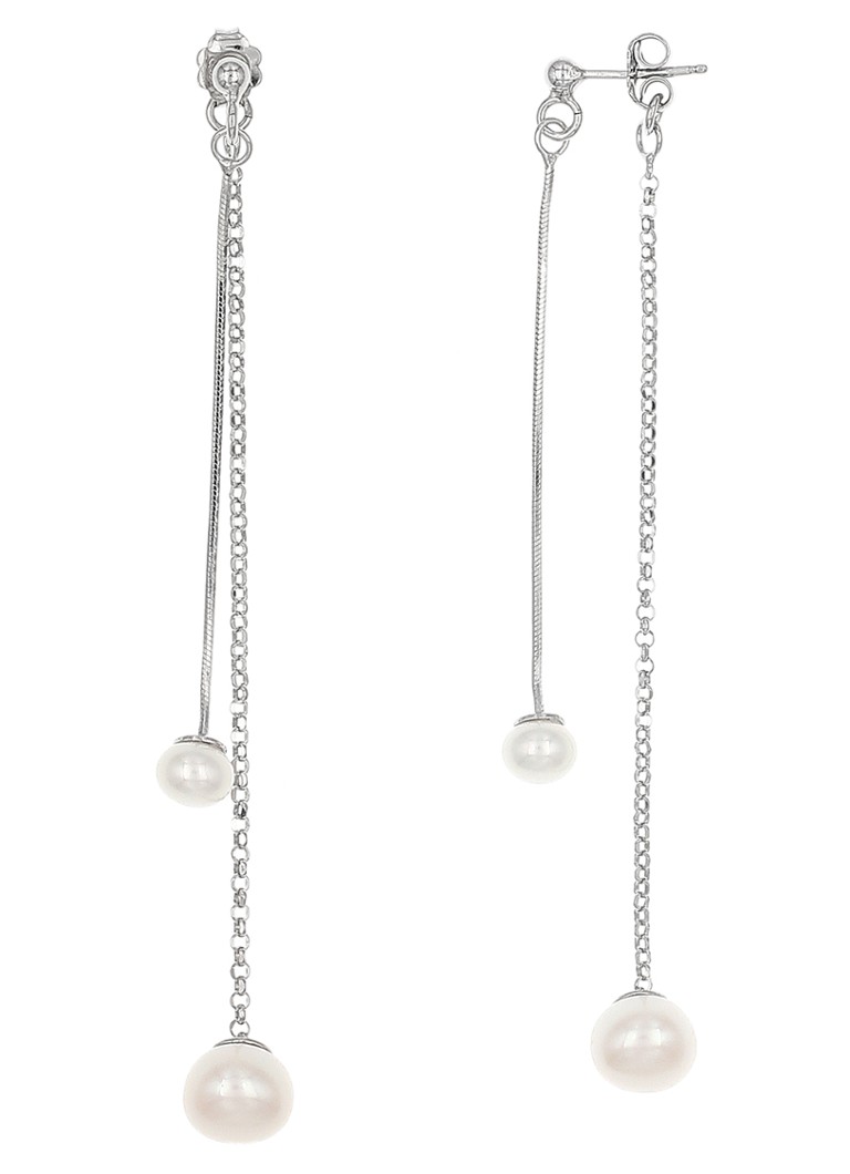 Casa Jewelry Mia øredobber laget av sølv med perle