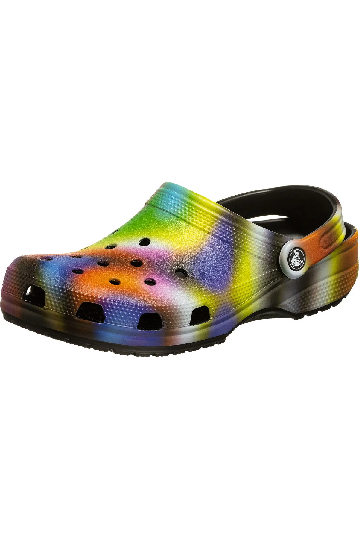 Crocs  Pantolette - Schwarz - Flacher Absatz